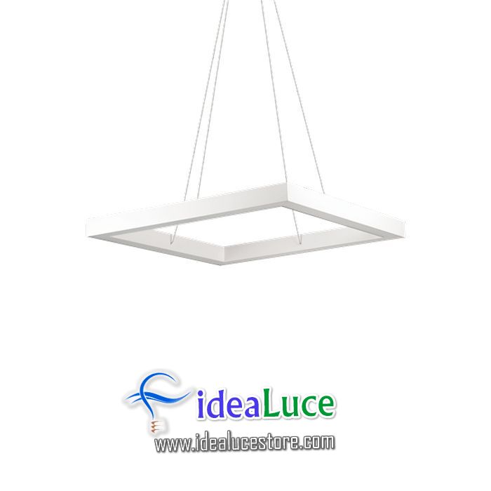 Lampada Ideal Lux Oracle D50 Square Bianco 245669