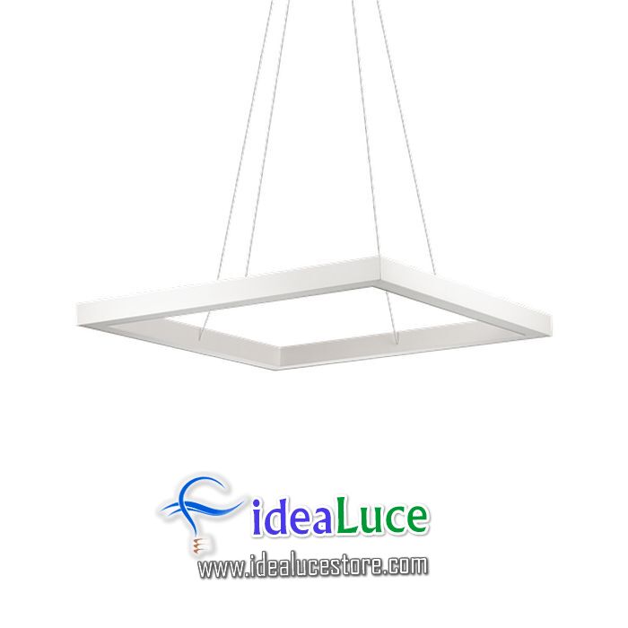 Lampada Ideal Lux Oracle D70 Square Bianco 245706