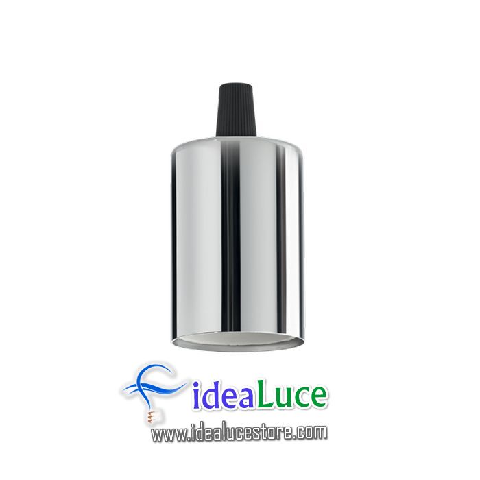 Portalampada E27 Liscio Cromo Ideal Lux 249230