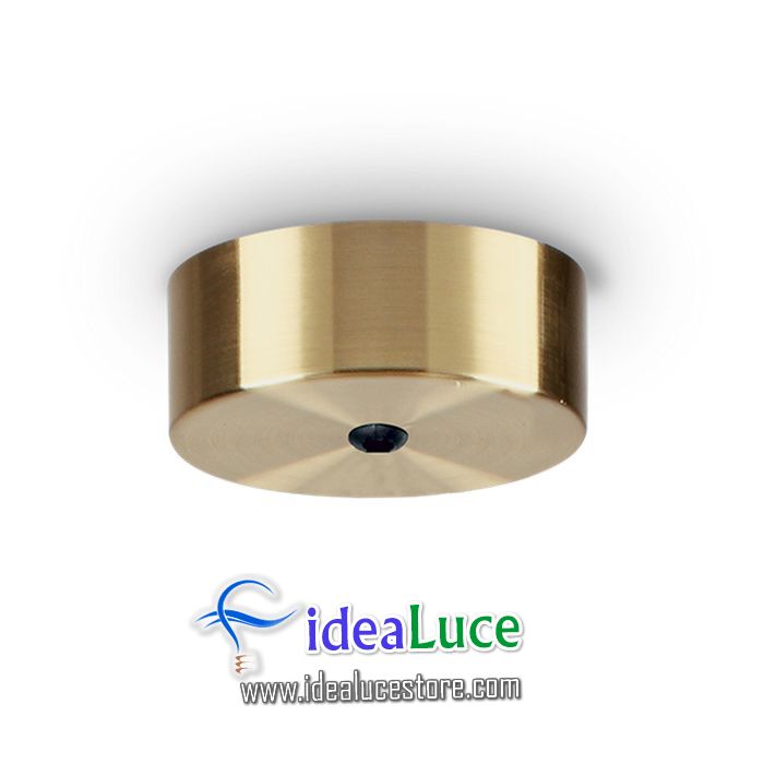 Rosone Magnetico 1 Luce Ottone Brunito Ideal Lux 249308