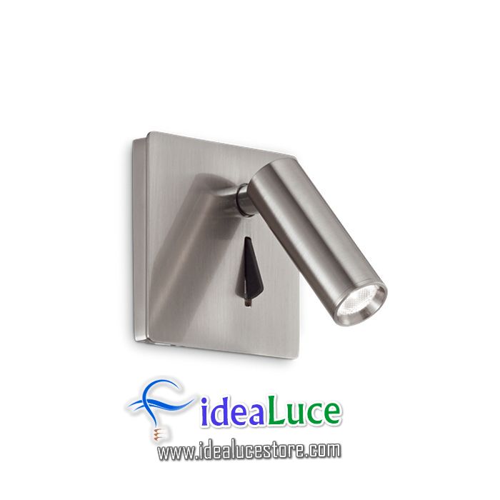 Lampada da parete Applique Ideal Lux Lite Ap Nickel 250137