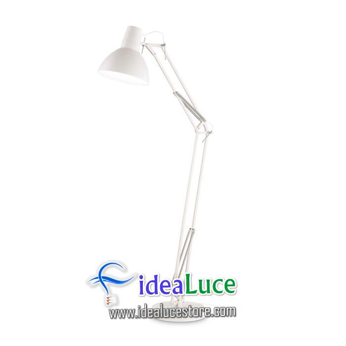 Lampada da terra Ideal Lux Wally Pt1 Total White 265308
