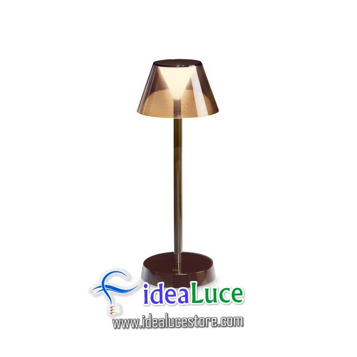 Lampada da tavolo Ideal Lux Lolita Tl Coffee 271576