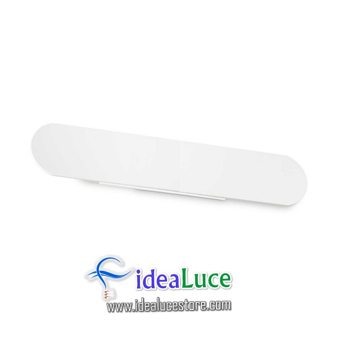 Lampada da parete Applique Ideal Lux Echo Ap D60 30w Bianco 273945