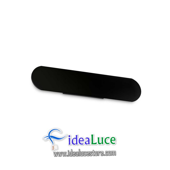 Lampada da parete Applique Ideal Lux Echo Ap D40 20w Nero 285283