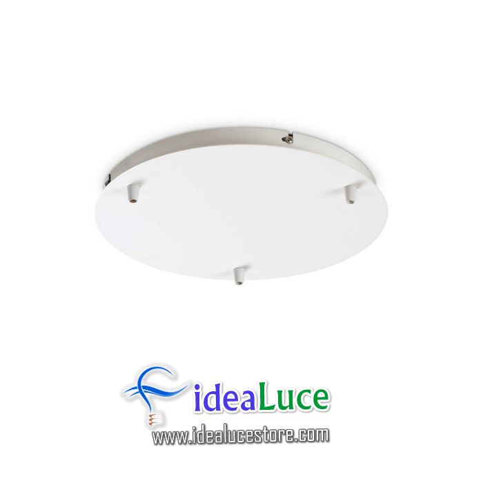Bilanciere Ideal Lux Rosone Standard 3 Luci Bianco 285580