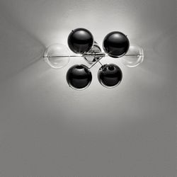 Lampada da Parete Applique Metal lux Led Atom 255.102.MC