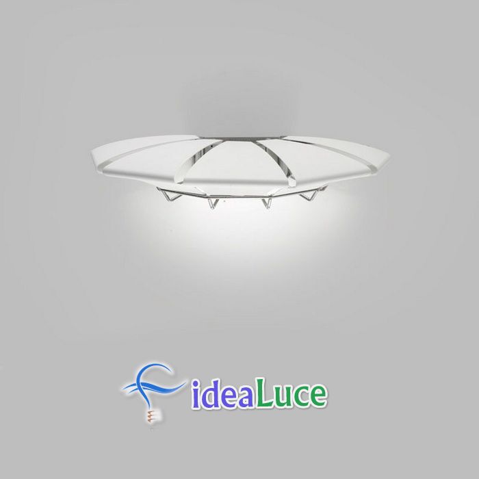 Lampada da Parete Applique Metal Lux Led Clovy 245.111.02