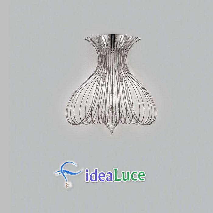 Lampada da Parete Applique Metal Lux Silhouette 247.103