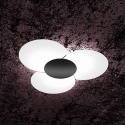 Plafoniera Top Light Clover Nera 1114/70NE