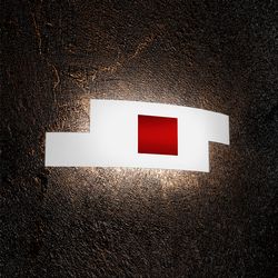 Lampada da Parete Top Light Tetris Color  Rossa 1121APRO