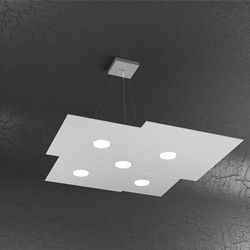 Sospensione Top Light Plate Led Grigia 1129/S5 GR