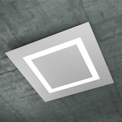 Plafoniera Top Light Carpet Led Grigia 1137/60 GR