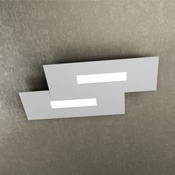Plafoniera Top Light Wally Led Grigia 1138/M1 GR