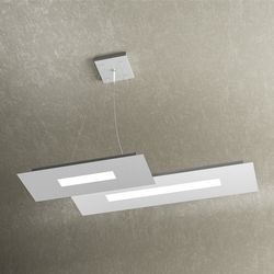 Sospensione Top Light Wally Led Bianco-Grigio 1138/S2 BG