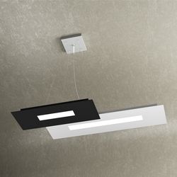 Sospensione Top Light Wally Led Bianco-Nero1138/S2 BN