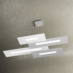 Sospensione Top Light Wally Led Bianco-Grigio 1138/S4 BG