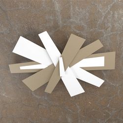 Plafoniera Top Light Ribbon Led Bianco-Sabbia 1139/65 BS