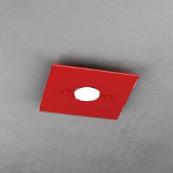 Plafoniera Top Light Path Led Rosso 1141/PL1 RO