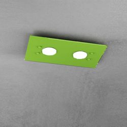 Plafoniera Top Light Path Led Verde 1141/PL2 VE