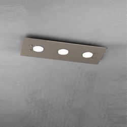 Plafoniera Top Light Path Led Tortora 1141/PL3 TO