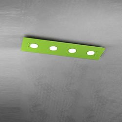 Plafoniera Top Light Path Led Verde 1141/PL4 R VE