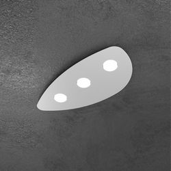 Plafoniera Top Light Shape Led Grigio 1143/3 GR