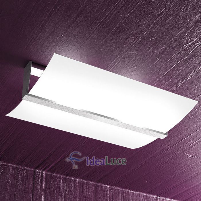 Plafoniera Top Light Wood Foglia Argento 1019/PL50 FA Plafoniera Top Light Wood Foglia Argento 1019/PL50 FA