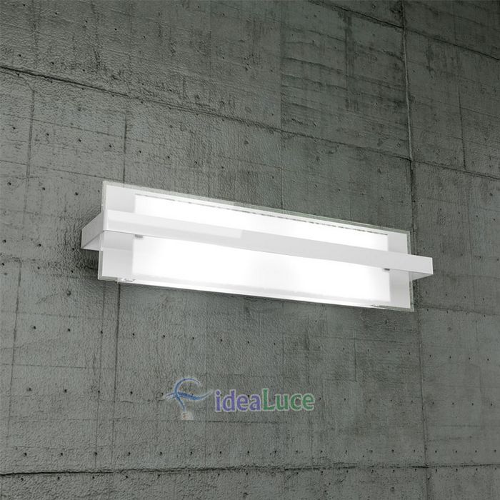 Lampada da Parete Top Light Cross Bianco 1106/AG BI