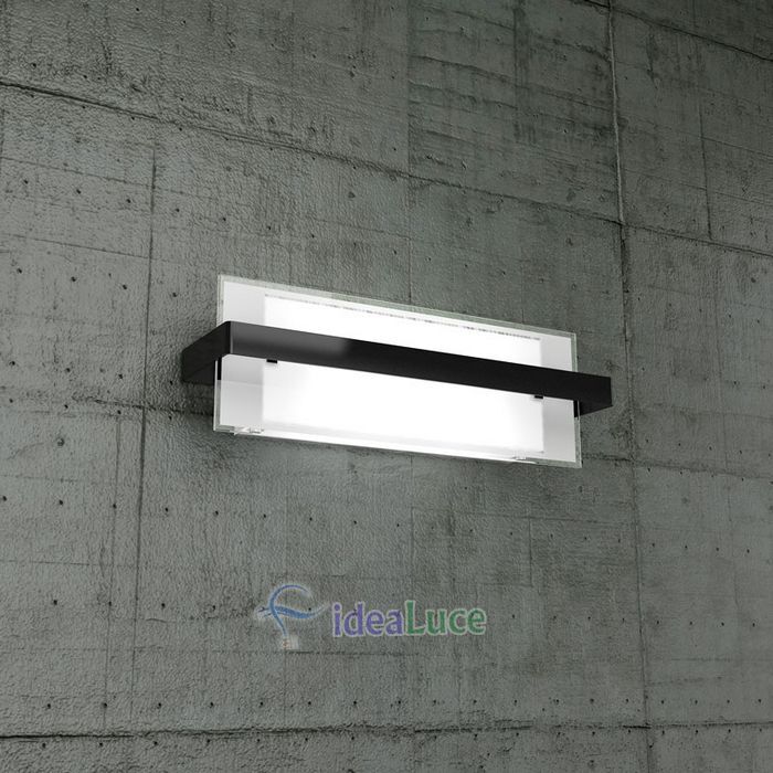 Lampada da Parete Top Light Cross Nero 1106/AM NE