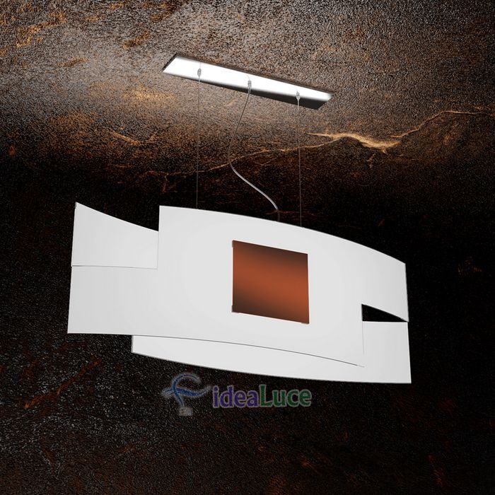 Sospensione Top Light Tetris Color Corten 1121/S75CO