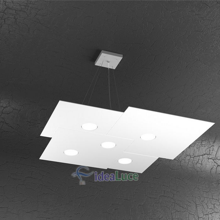 Sospensione Top Light Plate Led Bianca 1129/S5 BI Sospensione Top Light Plate Led Bianca 1129/S5 BI