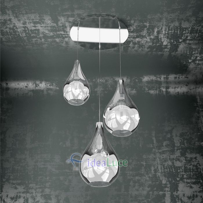 Sospensione Top Light Drop Cromo 1134/S3TMIX CR Sospensione Top Light Drop Cromo 1134/S3TMIX CR
