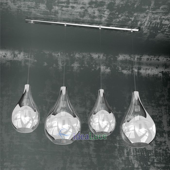 Sospensione Top Light Drop Led Cromo 1134/S4PM CR Sospensione Top Light Drop Led Cromo 1134/S4PM CR