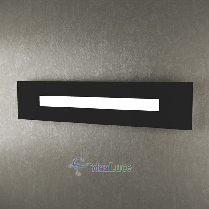 Lampada da Parete Top Light Wally Led Nera 1138/70 NE