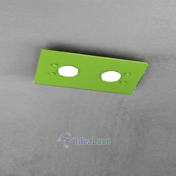 Plafoniera Top Light Path Led Verde 1141/PL2 VE Plafoniera Top Light Path Led Verde 1141/PL2 VE