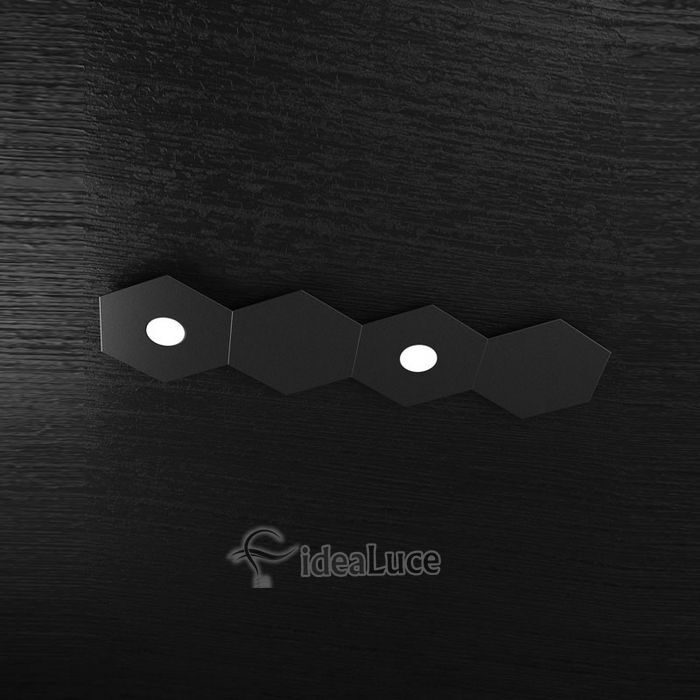 Plafoniera Top Light Hexagon Led Marrone 1142/2L2D MA A1 Plafoniera Top Light Hexagon Led Marrone 1142/2L2D MA A1