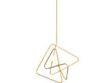 Lampadario Sospensione Gibas Inciucio Oro Patinato 201/21 C84
